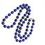 Necklace Alternating Beaded 8mm Lapis 14ky 19.3mm 3.2g 125110012