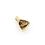 Pendant Twist 3.5ct Smokey Quartz 14ky 27.5mm 1.9g 125110013