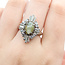Ring Cocktail 1.46ctw Round & Baguette Diamonds 3.98ct Cateyes Chysoberyl 900pt 23x16.5mm Sz6 10.45g 125110017