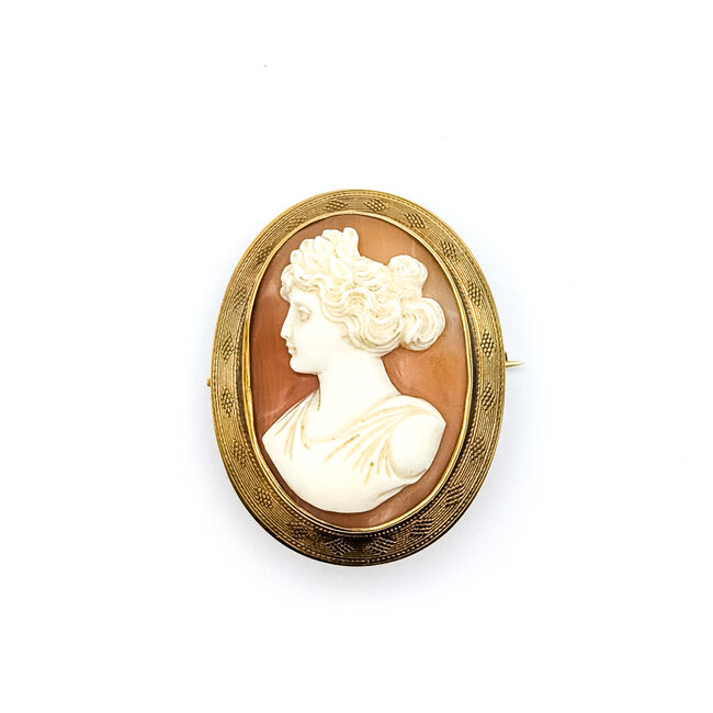 Pendant Cameo 14ky 36mm 8.5g 225100008