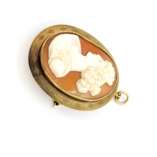 Pendant Cameo 14ky 36mm 8.5g 225100008