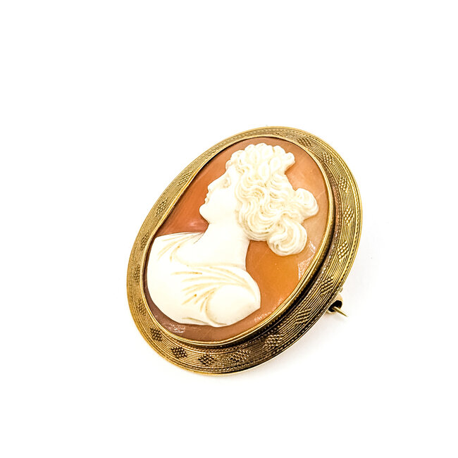 Pendant Cameo 14ky 36mm 8.5g 225100008