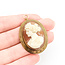 Pendant Cameo 14ky 36mm 8.5g 225100008