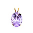 Pendant Solitaire 17.44ct Amethyst 14ky 26.5mm 6.4g 225100009