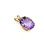 Pendant Solitaire 17.44ct Amethyst 14ky 26.5mm 6.4g 225100009