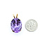 Pendant Solitaire 17.44ct Amethyst 14ky 26.5mm 6.4g 225100009