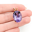 Pendant Solitaire 17.44ct Amethyst 14ky 26.5mm 6.4g 225100009