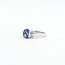Ring Half-Bezel .12ctw Round Diamonds 1.36ct Tanzanite 14kw 8mm Sz7 3.52g 225100019