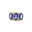 Ring 3-Stone .25ctw Round Diamonds 3.15ct Tanzanite 14ky 11.45mm Sz8 4.64g 225100021
