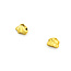 Earrings Gold Nugget 14kt Post 22ky 9.3x8.2mm 3.38g 225100071