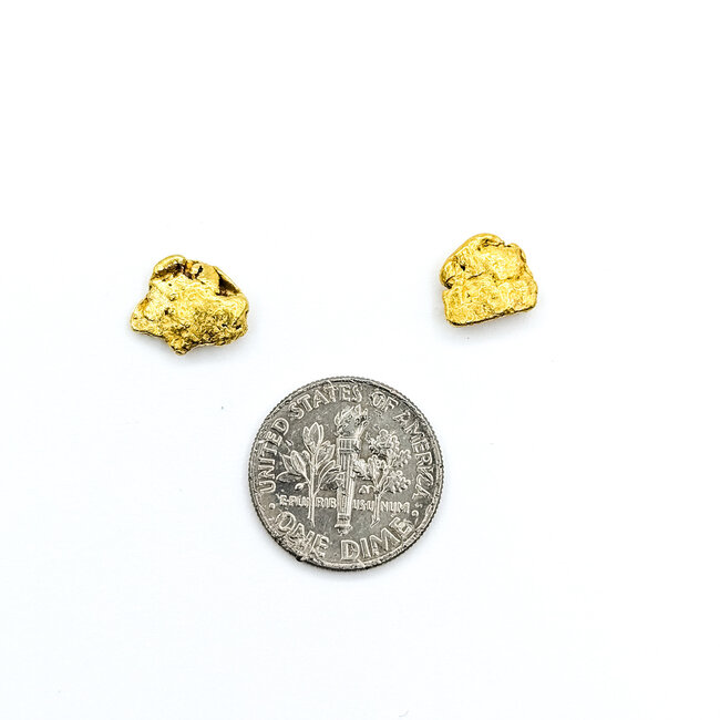 Earrings Gold Nugget 14kt Post 22ky 9.3x8.2mm 3.38g 225100071