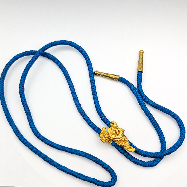 Bolo Gold Nugget 22ky 4mm 1.4x.9" 12.71g 225100072