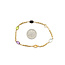 Bracelet Rope 5ctw Garnet, Peridot, Amethyst, Citrine, Aquamarine 14ky 6mm 7" 2.33g 225100078