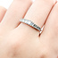 Ring Band Graduated .50ctw Baguette Diamonds 14kw 4.3mm Sz7 2g 225100094