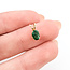 Pendant Solitaire .50ct Emerald 14ky 10x4mm .31g 225100087