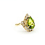 Ring Cocktail 0.76ctw Round Diamonds 6.91ct Peridot 18ky 21mm Sz6.5 10.98g 225100133