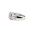 Ring Multi-Color 0.15ctw Round Diamonds 3.72ct Pink Sapphire .14ctw Pink Sapphire 14kw 5.7mm Sz7 5.18g 225100140
