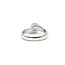 Ring Bypass .25ctw Round Diamonds 0.96ct Blue Sapphire Platinum 3.4mm Sz5 8.13g 225100145