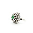Ring Cocktail 1.64ctw Round Diamonds 1.31ct Tsavorite Garnet 14kw 20x20mm Sz7 10.82g 225100148