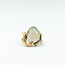 Ring Freeform 0.12ctw Round Diamonds 4.5ct Australian Opal 18ky 20mm Sz6 9.57g 225100150
