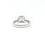 Ring Engagement 0.24ctw Round Diamonds 1.58ct Violetish Blue Sapphire Platinum 2.75mm Sz4.75 5.67g 225100151