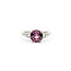 Ring 3-Stone 0.1ctw VS Diamonds 2.24ct Pink Sapphire 14kw 2.7mm Sz6 3.22g 225100156