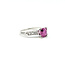 Ring Engagement 0.06ctw Round Diamonds 1.71ct Red Ruby Platinum 3.2mm Sz8 5.68g 225100160