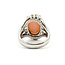 Ring Cocktail 1.50ctw Round & Baguette Diamonds 8.80ct Angel Skin Coral 900pt 20x16mm Sz6.25 15.54g 125110020