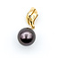Pendant Drop .01ct Round Diamond 10mm Tahitian Pearl 14ky 1" 2.34g 225110055