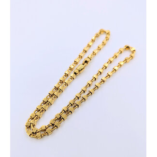 Necklace Fancy Hardware Lobster 14ky 3.75mm 20" 17g 125112011