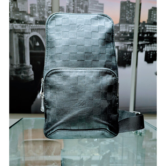 Handbag Louis Vuitton Damier Infinity Leather 125115037