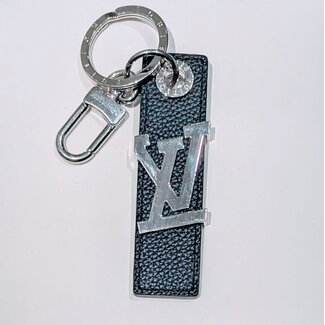 Keychain Louis Vuitton Cowhide Silver Hardware 125115038