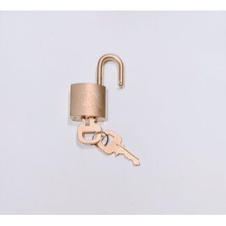 Padlock Louis Vuitton Satin Gold-Tone M610 125115040