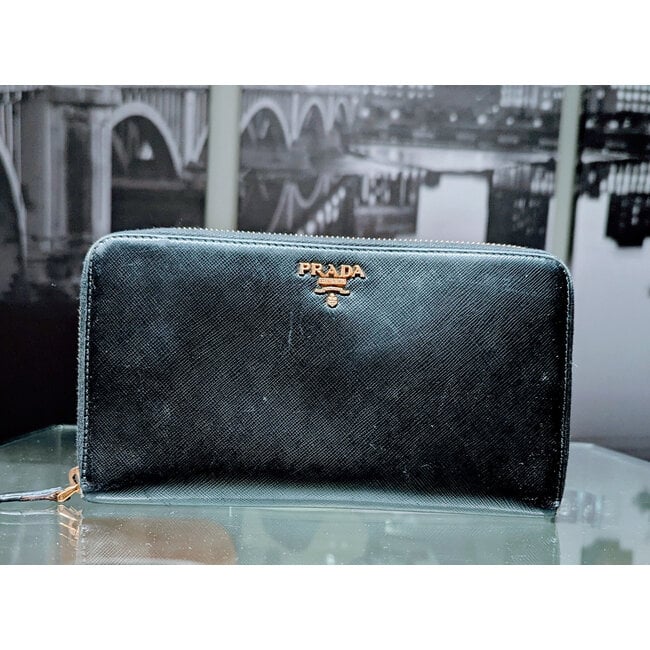 Handbag Prada Saffiano Long Zip Large 125115045