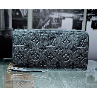 Wallet Louis Vuitton Zippy Monogram Black Empriente Leather 125115054