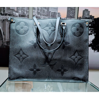 Handbag Louis Vuitton Onthego Black Empriente Leather 125115050