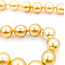 Necklace 10-12mm Golden Pearl 14ky 12mm 18" 69.1g 225110115