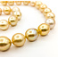 Necklace 10-12mm Golden Pearl 14ky 12mm 18" 69.1g 225110115