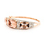Bracelet Bangle Hinge 1.98ctw Round Diamonds 26.69ctw Peachy Pink Morganite 14kr 17mm 7.25" 25.9g 225110097