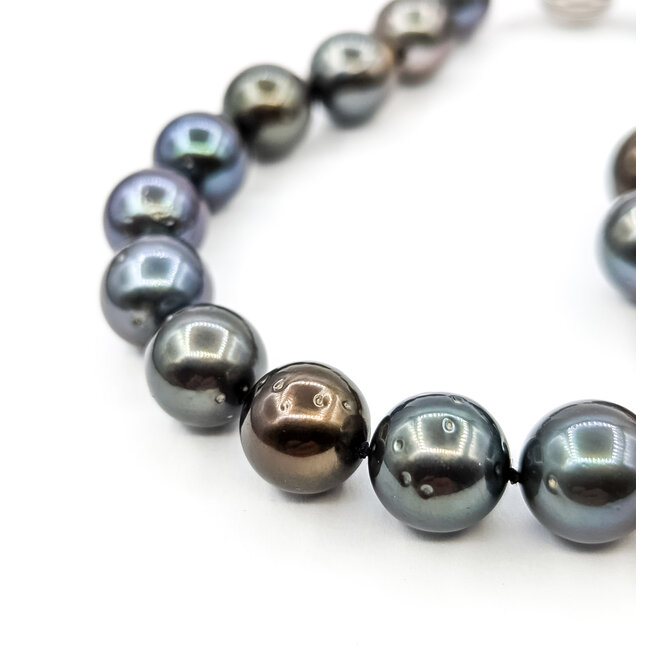 Necklace Strand 11-13mm Tahitian Pearl GIA 14kw 18" 81g 225100130
