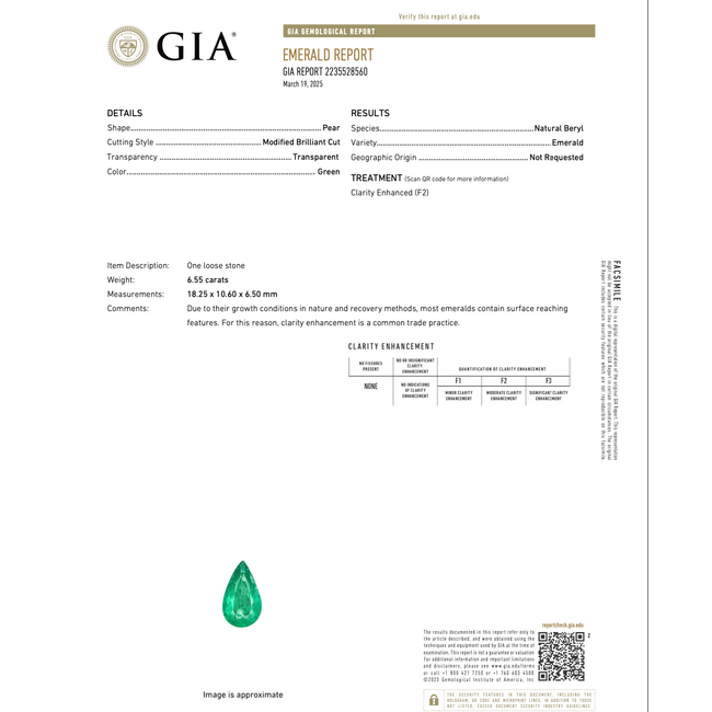 Necklace Tennis Necklace Drop 5.24ctw Round Diamonds 6.55ctw Emerald Plat & 18ky .9x.55" 17" 26.0g 225110117