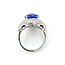 Ring Cocktail 1.50ctw Round Diamonds 8.74ctw Bluish Violet Tanzanite GIA Plat 20mm Sz6.5 12.8g 225110120