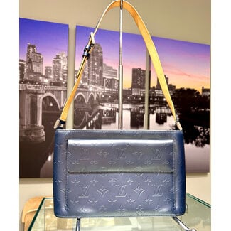 Handbag Louis Vuitton Allston Monogram Navy M55122 125115061