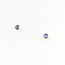 Earrings Stud .36ctw Tanzanite 14ky 4mm 125100074