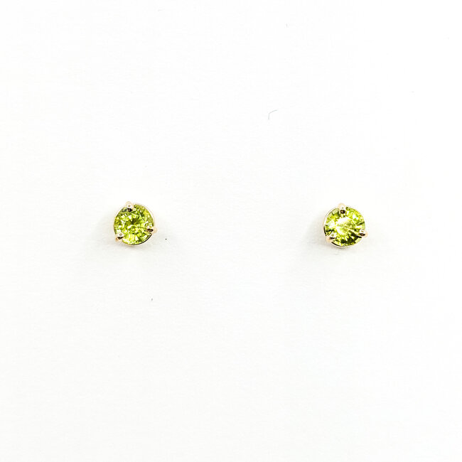Pendant 1.17ctw Peridot 14ky 5.5mm 125100072