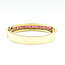 Bracelet Bangle La Triomphe 3.2ctw Round Diamonds 5ctw Red Ruby 18ky 11.3mm 7.5" 45.14g 225100097
