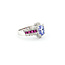Ring 0.18ctw Diamonds .85ct Pastel Purple Tanzanite .50ctw Red Ruby 14kw 5.5mm Sz7 3.54g 225100083