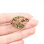 Brooch Squirel Enamel .04ctw Old Mine Cut Diamonds 10ky 1.25x.9" 3.85g 225110083