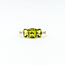Ring 3-Stone .02ctw Round Diamonds 2.31ctw Peridot 14ky 7mm Sz7 2.81g 225100030