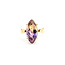 Ring Solitaire 5ct Ametrine 14ky 18.3mm Sz8 5g 125110008